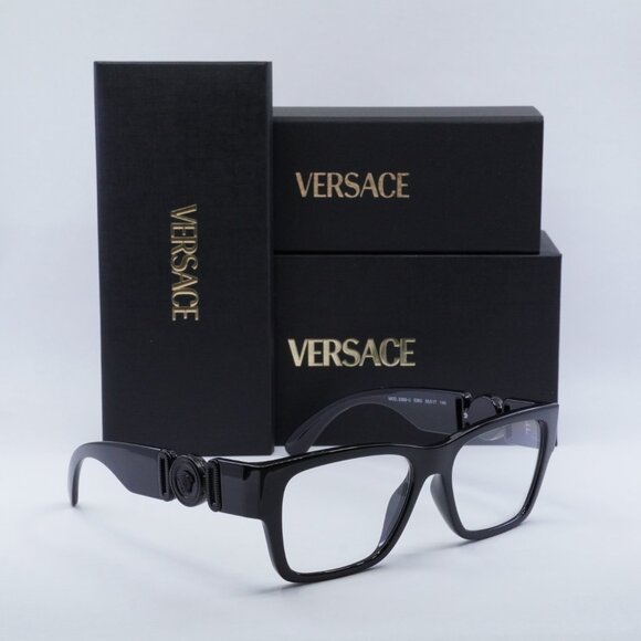 🕶️ New Versace VE3368U 5360 Eyeglasses - Black Frame - Picture 10 of 10